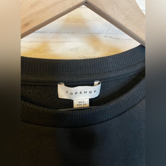 TopShop The 2nd Life Movement Sweatshirt Size 2 - Picture 4 of 6